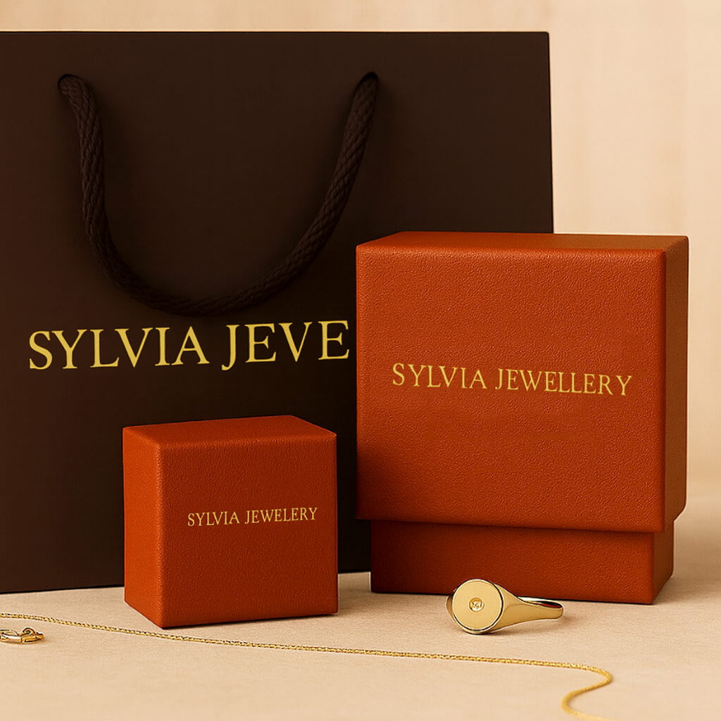 Jaily – 3-Piece Wedding Ring Set in Gold
