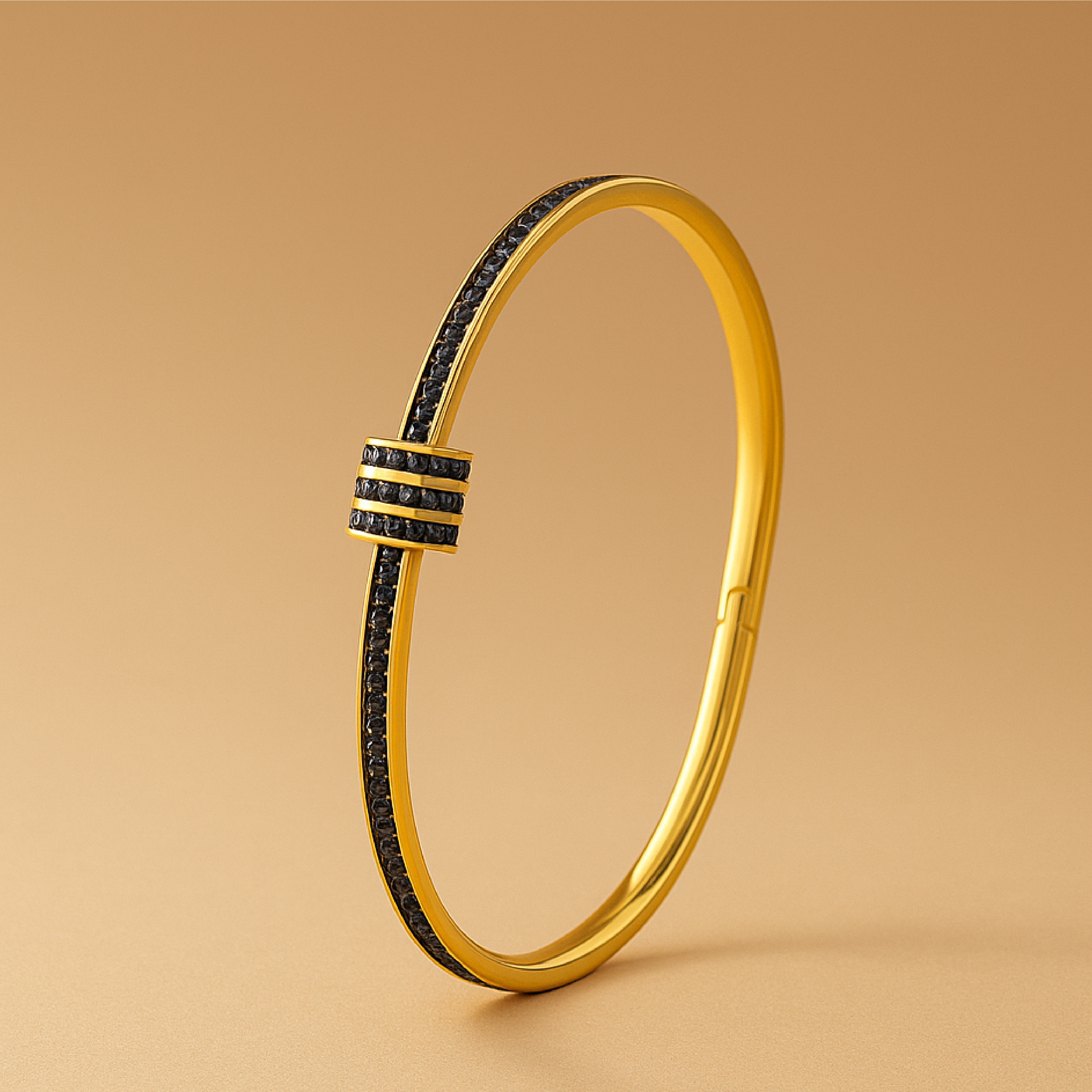 Tessandra Virelli | White Accent Bracelet in Gold