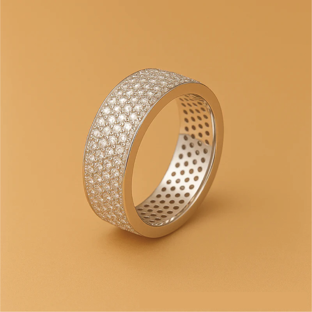 Ambrosia Fenzi Ring | White Gold
