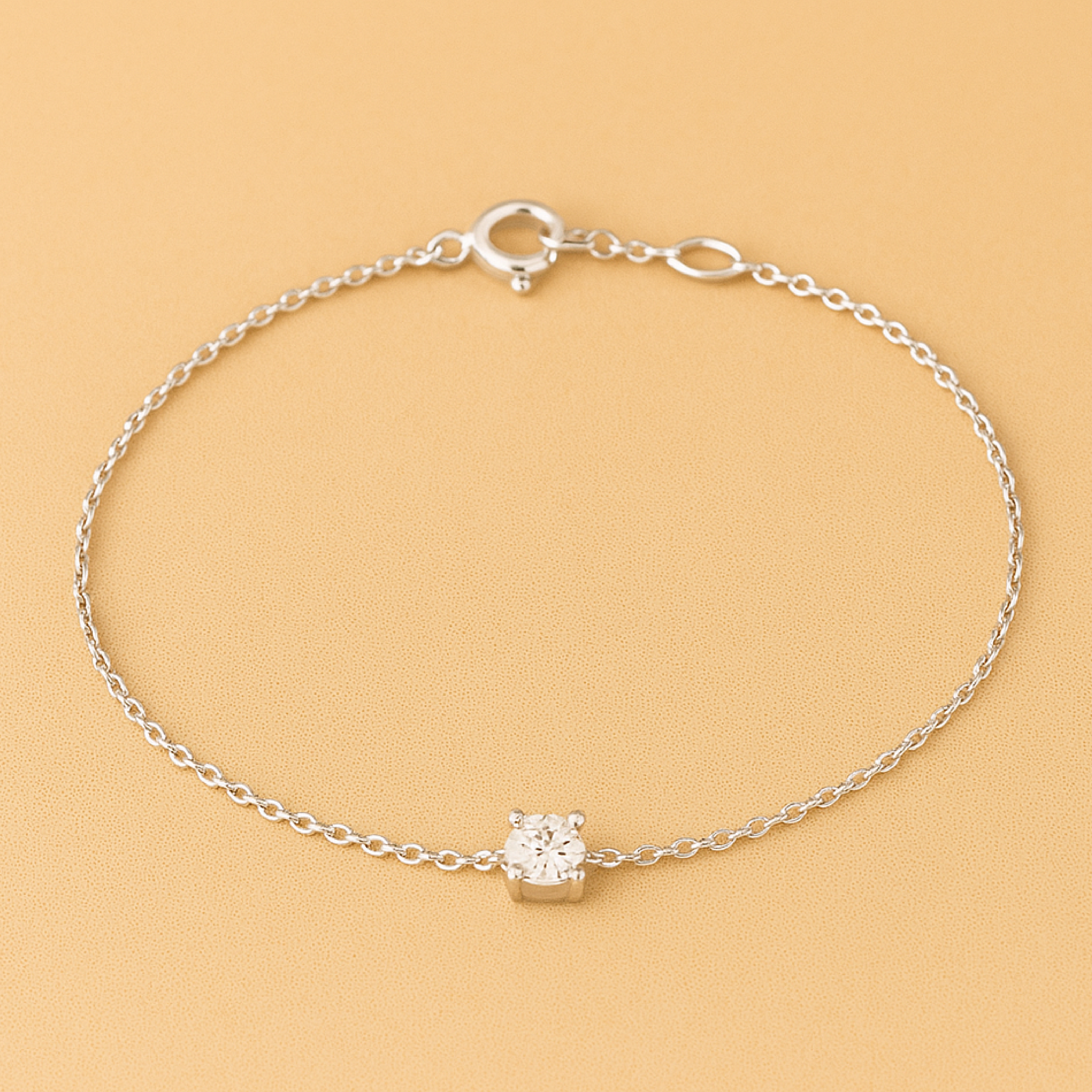 Cléa Moissanite Bracelet in Gold